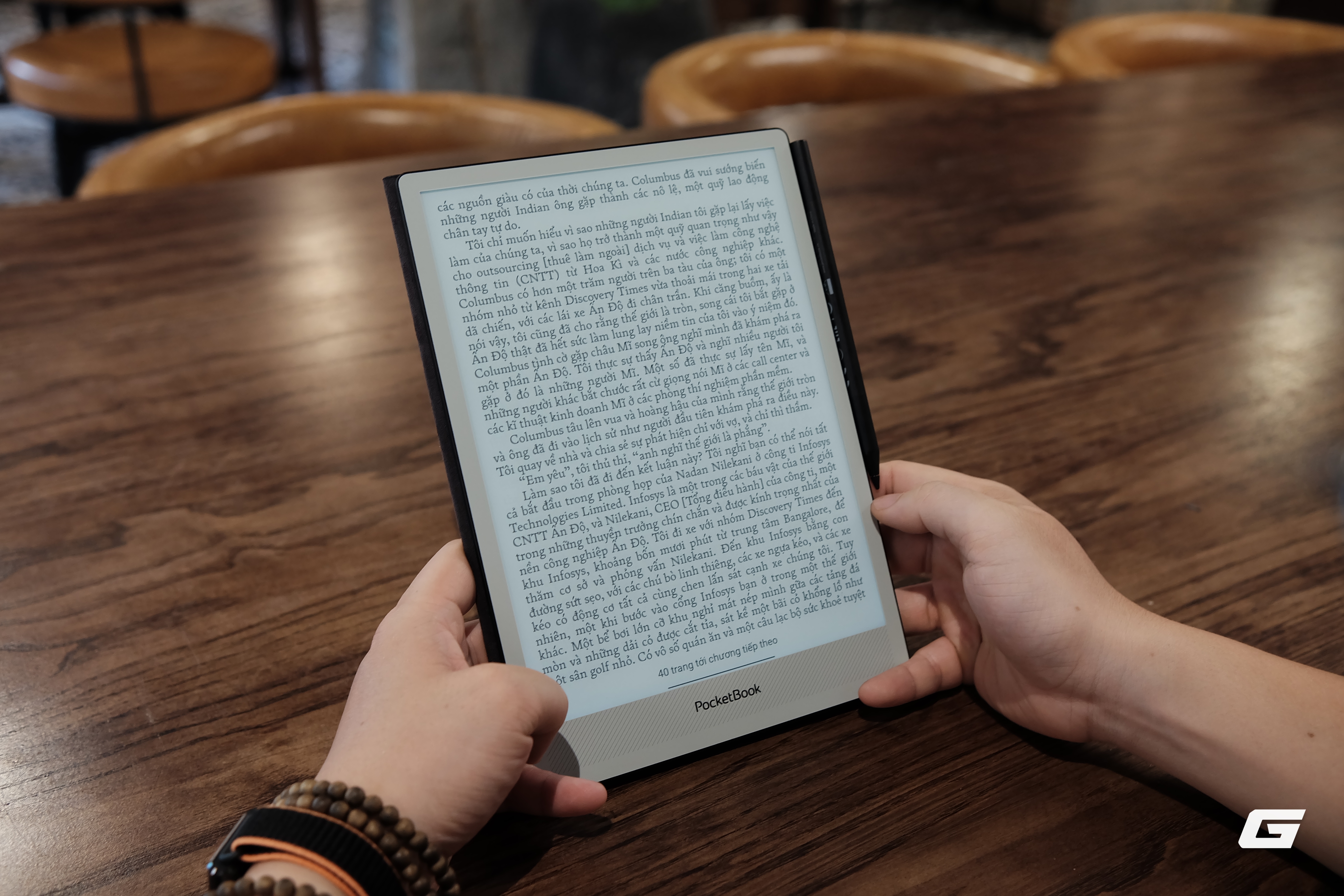 Trên tay nhanh PocketBook InkPad One: Màn hình 10.3 inch, thiết kế siêu mỏng, nhưng nói không với Android! - Ảnh 3.