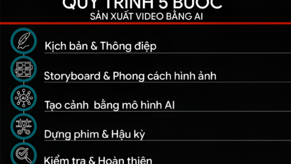 Sản xuất video bằng AI: quy trình, chi phí và xu hướng mới