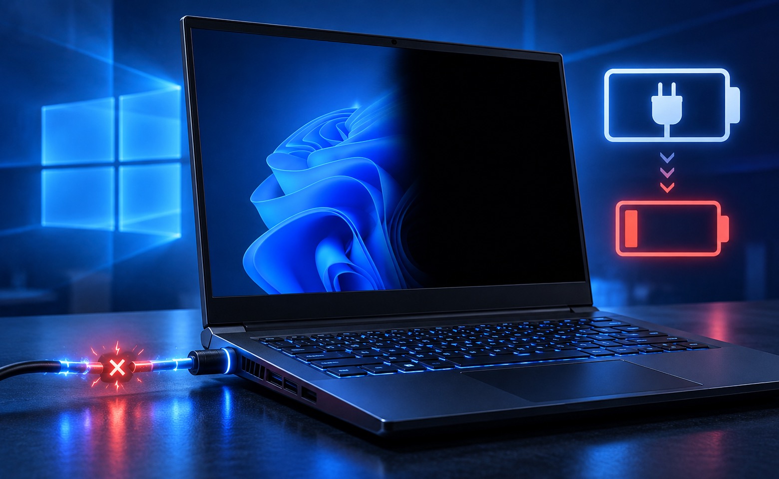 Bản cập nhật Windows 11 khiến laptop tự ngắt sạc dù vẫn cắm điện- Ảnh 1.