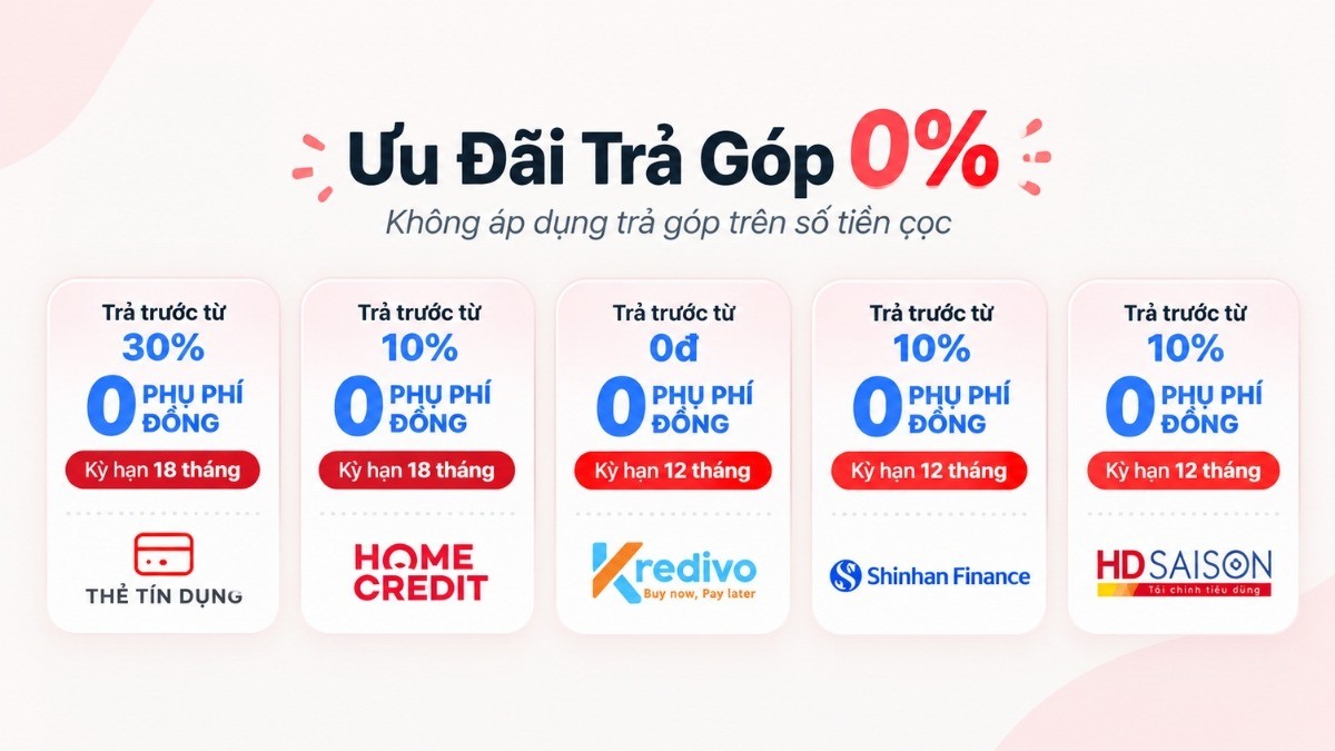 iPhone Duo trả góp 0% 18 tháng tại CellphoneS